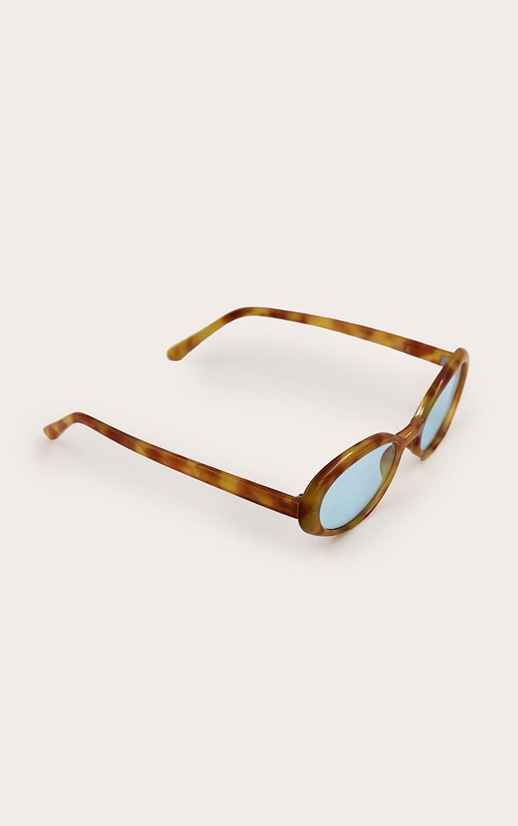 Tortoiseshell Round Sunglasses Product Image