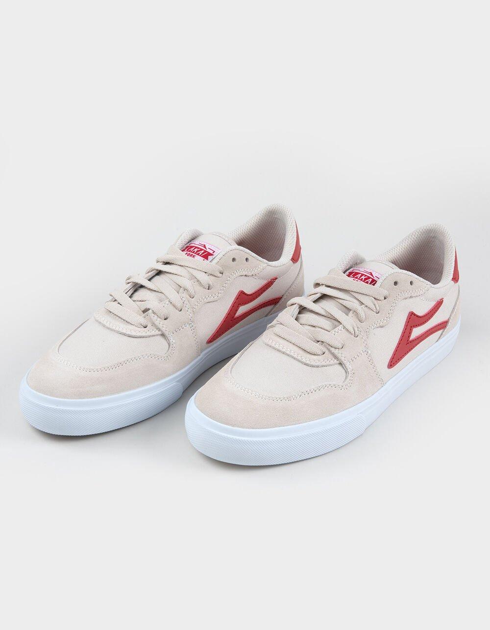 LAKAI York Mens Shoes - WHT/RED Product Image