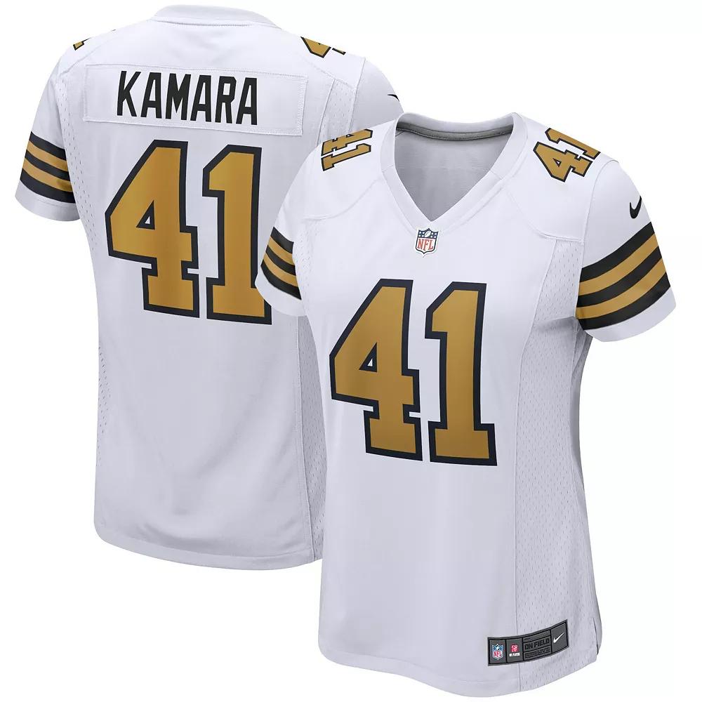 Women's Nike Alvin Kamara White New Orleans Saints Alternate Game Player Jersey,  Product Image