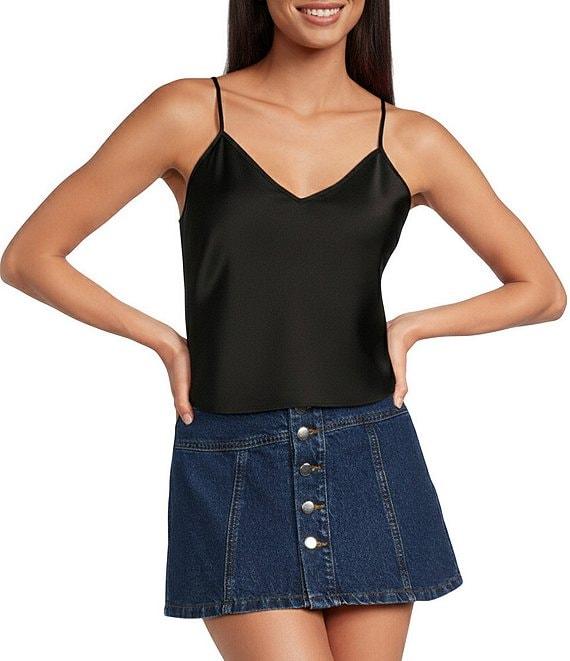 Gianni Bini Harper Satin V-Neck Cami Product Image
