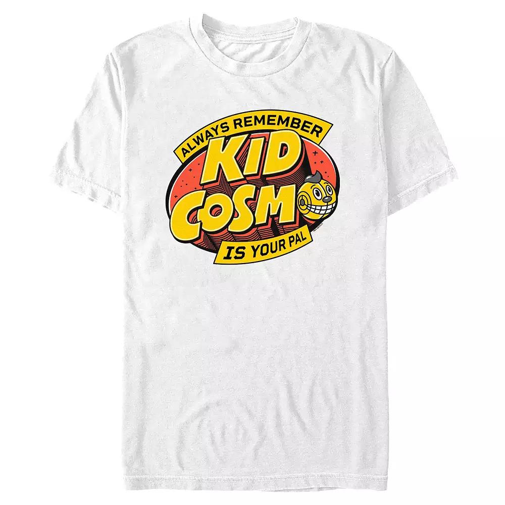 Men's The Electric State Kid Cosmo Is Your Pal Stamp Graphic Tee, Size: XS, White Product Image