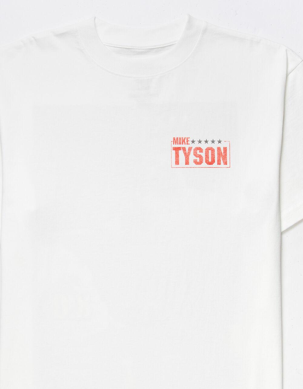 MIKE TYSON KO Cover Mens Boxy Tee - WHITE Product Image