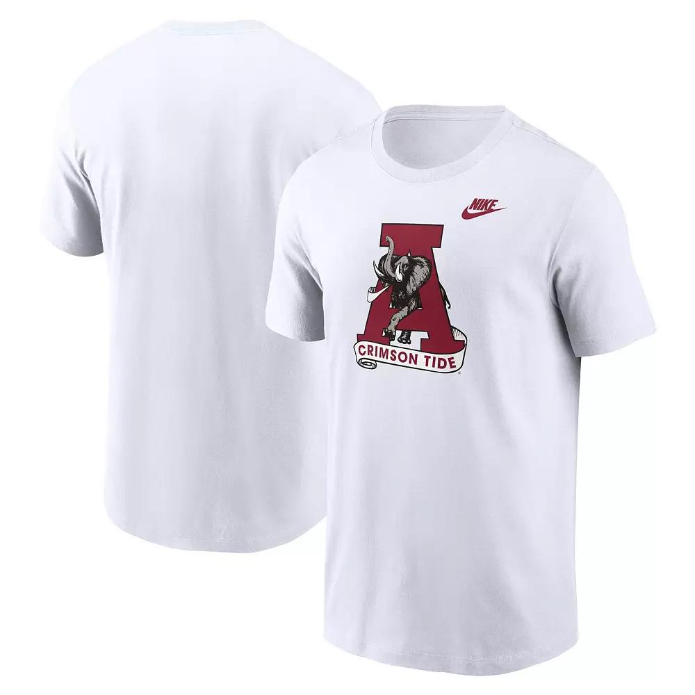 Men's Nike White Alabama Crimson Tide Legacy Alternate Logo T-Shirt,  Product Image