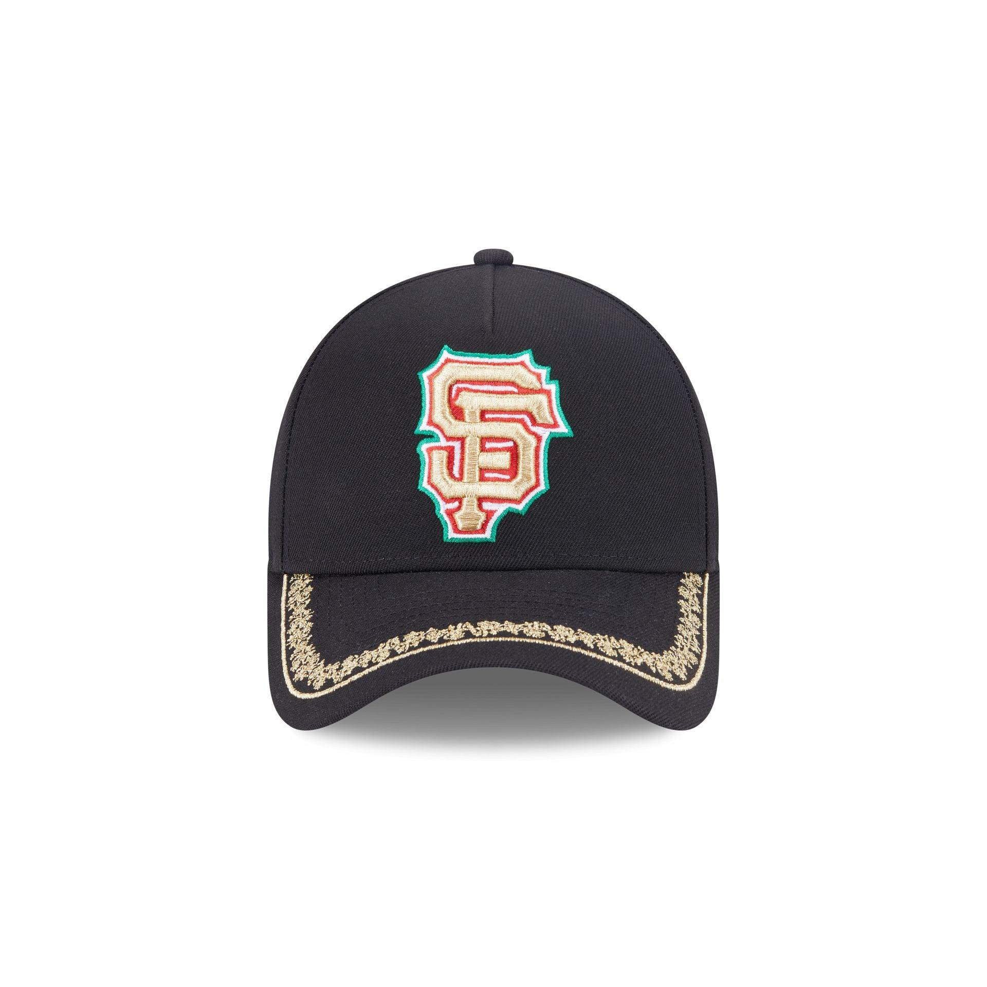 San Francisco Giants Ornate Visor 9FORTY A-Frame Snapback Hat Male Product Image