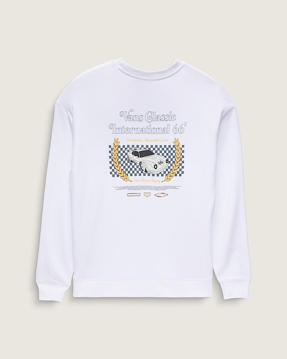 Sport International 66 Crew Sweatshirt in White| Vans US Product Image