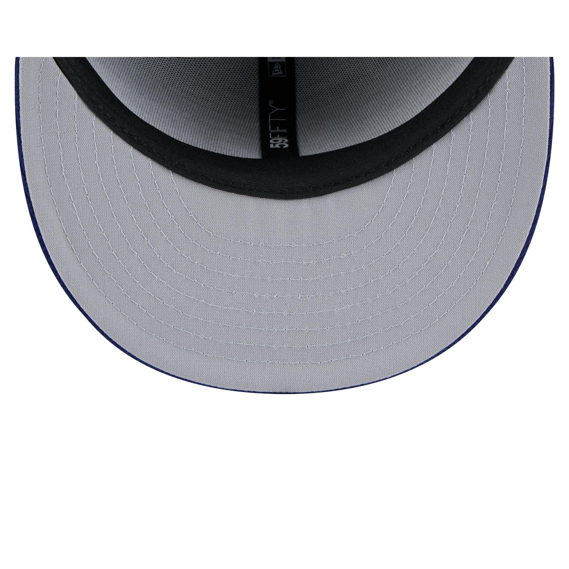 Los Angeles Dodgers 2025 Batting Practice Gray 59FIFTY Fitted Hat Male Product Image
