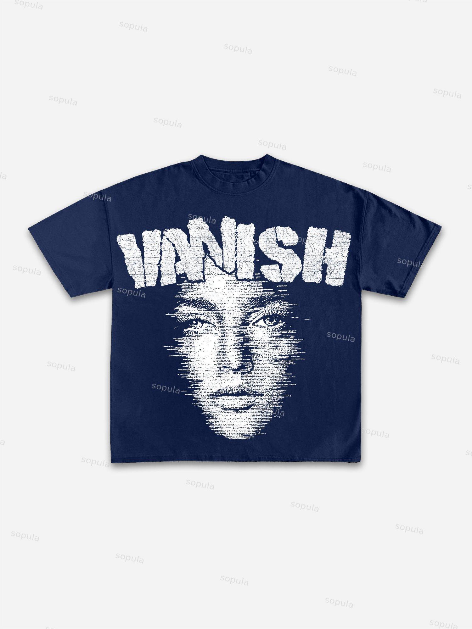 Vacation Wear Guide Vintage Sea Fishing Graphic Cotton T-shirt Product Image