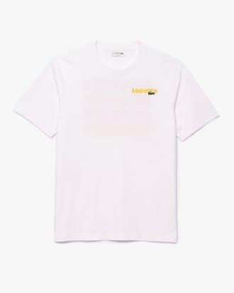 Men's Washed Effect Ombré Print T-Shirt Product Image