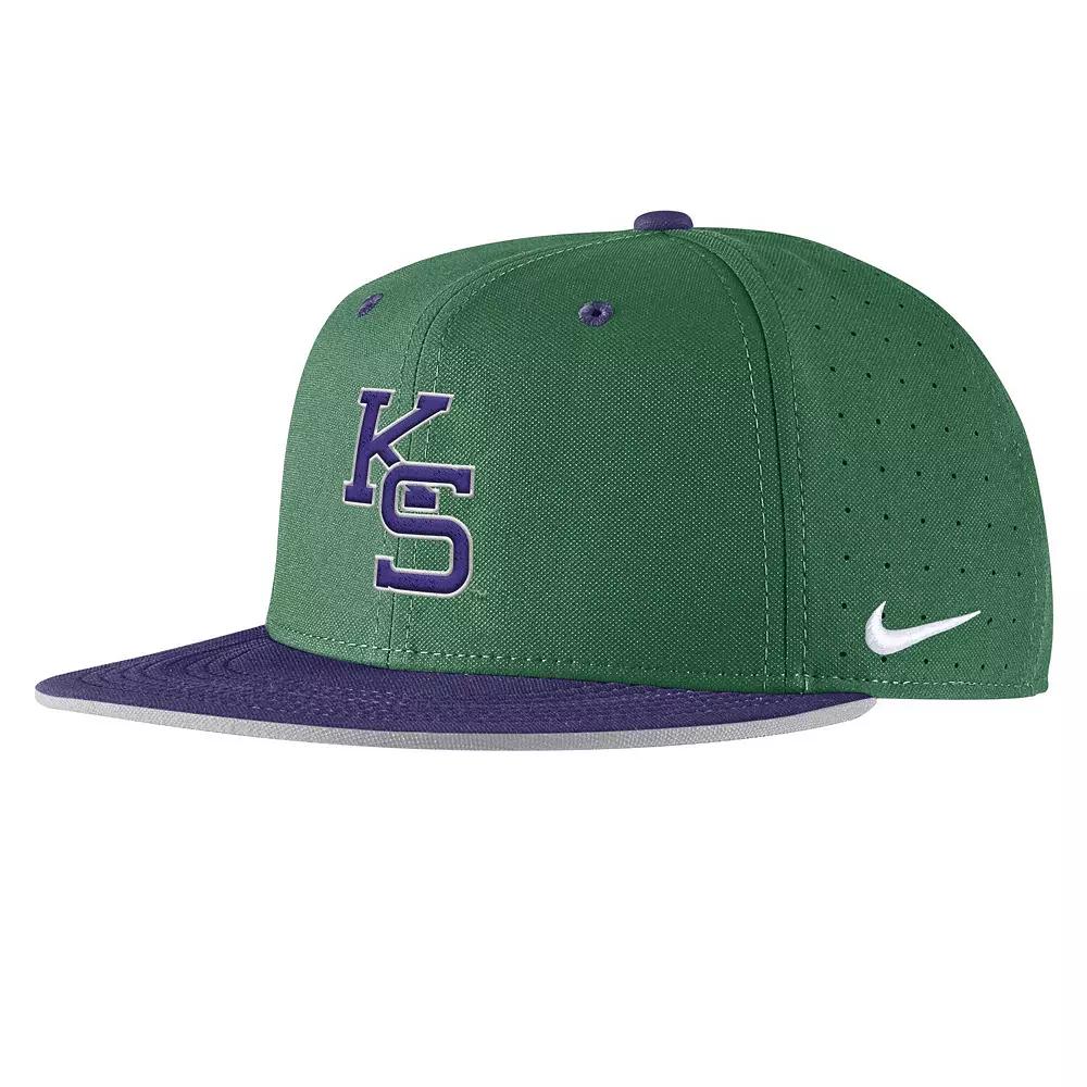 Men's Nike Purple Kansas State Wildcats 2025 On-Field True Performance Baseball Fitted Hat,  Product Image