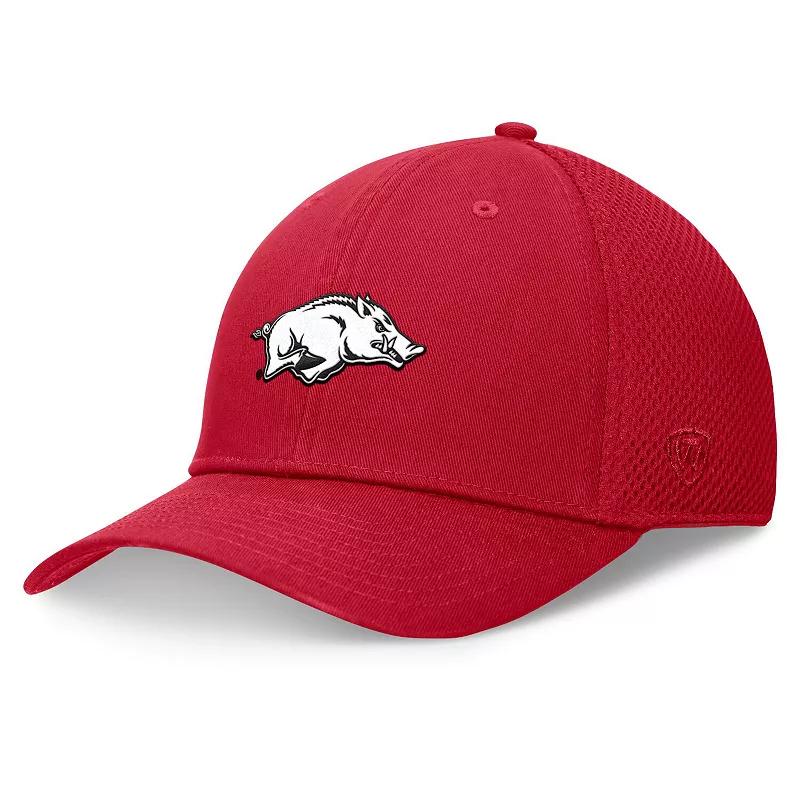 Men's Top of the World Cardinal Arkansas Razorbacks Spacer Flex Hat,  Product Image
