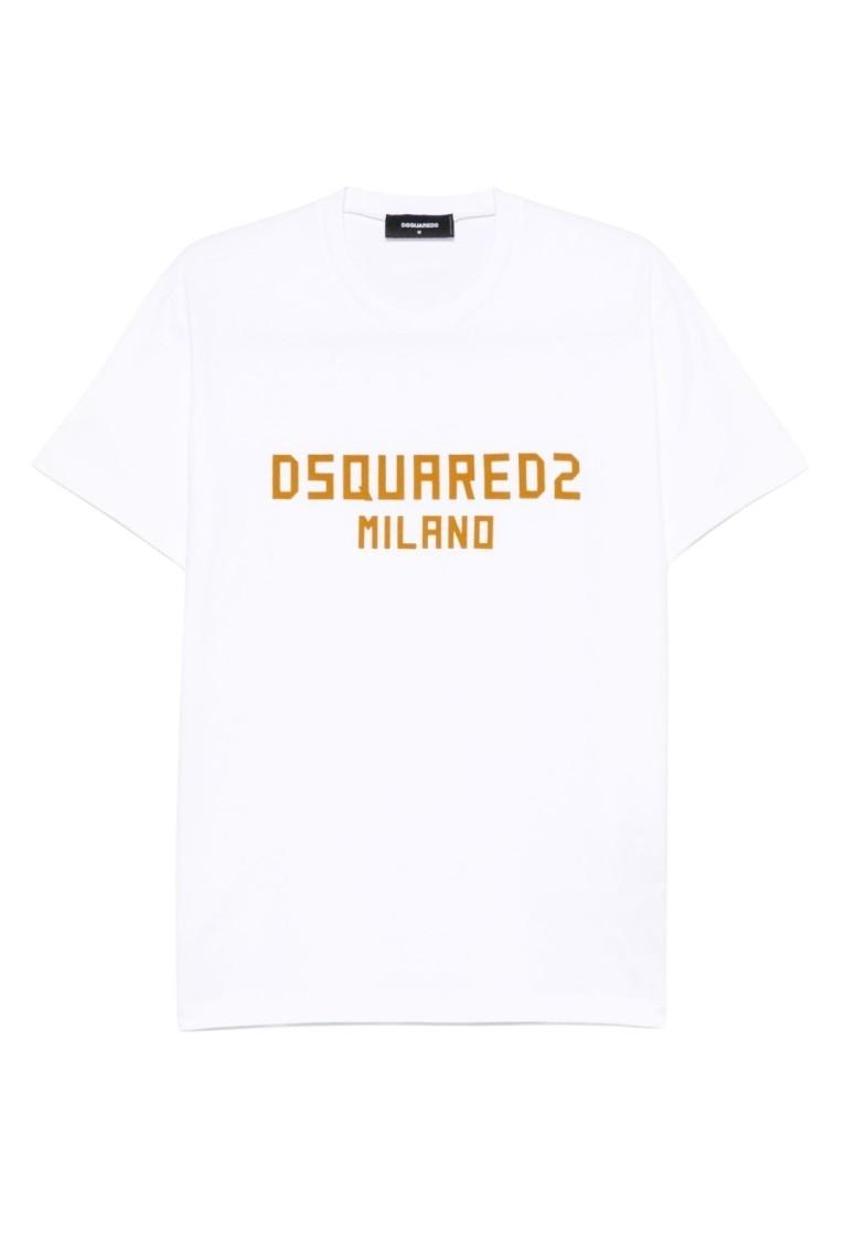 flocked-logo T-shirt Product Image