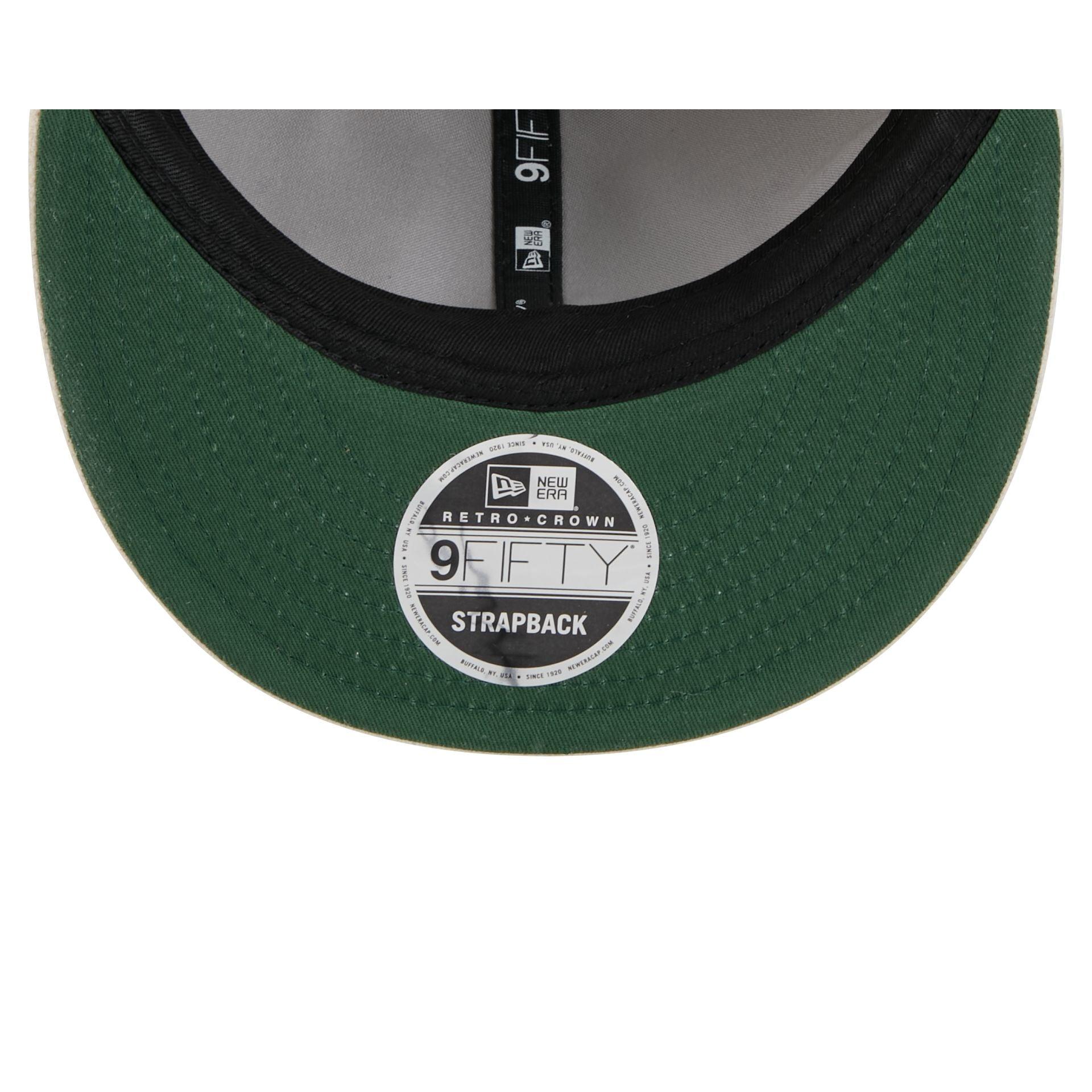 New Era Cap Heather Gray Melton Wool Retro Crown 9FIFTY Strapback Hat Male Product Image