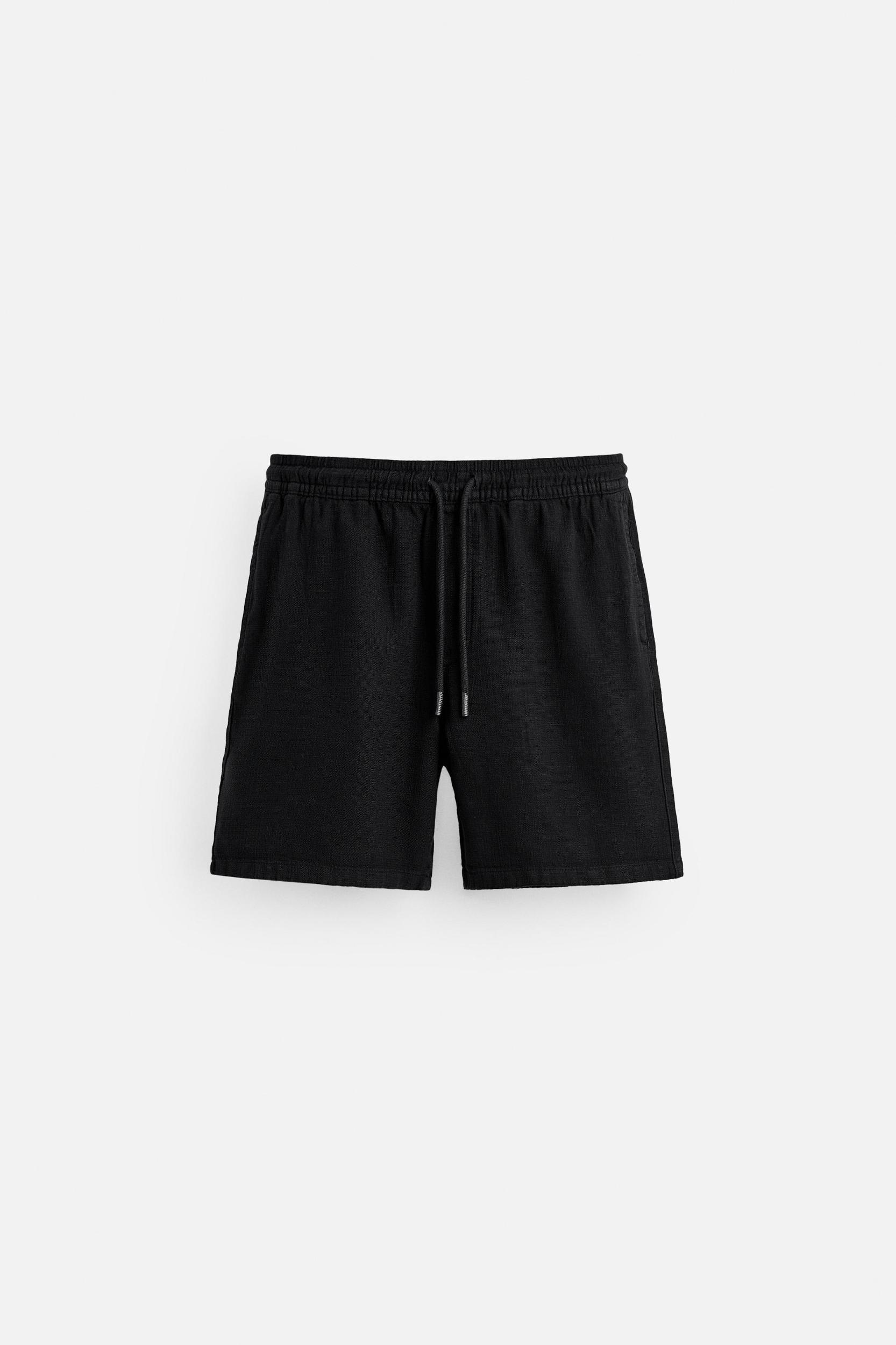 TEXTURED REGULAR FIT SHORTS Product Image