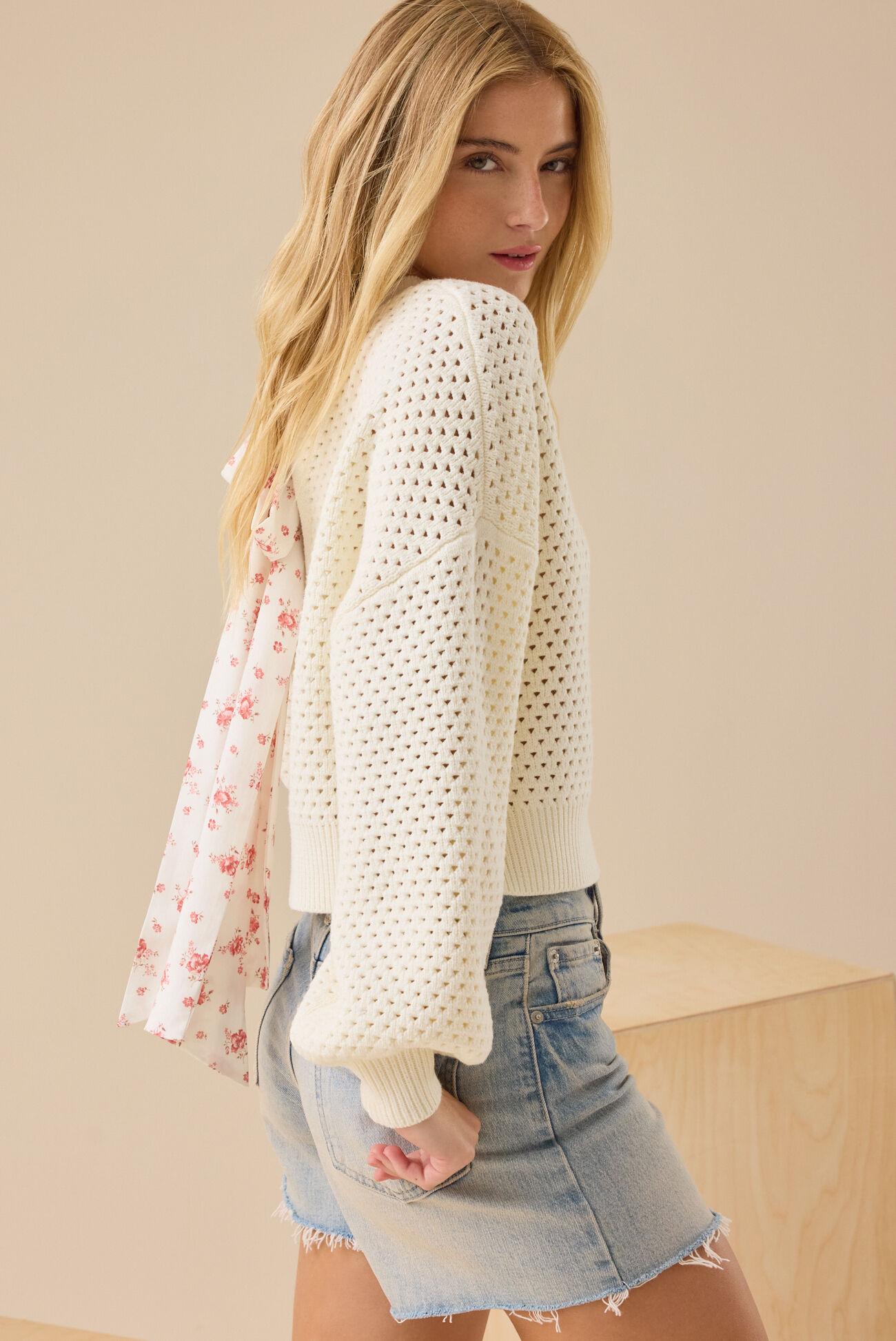 Betty Tie Back Sweater Product Image