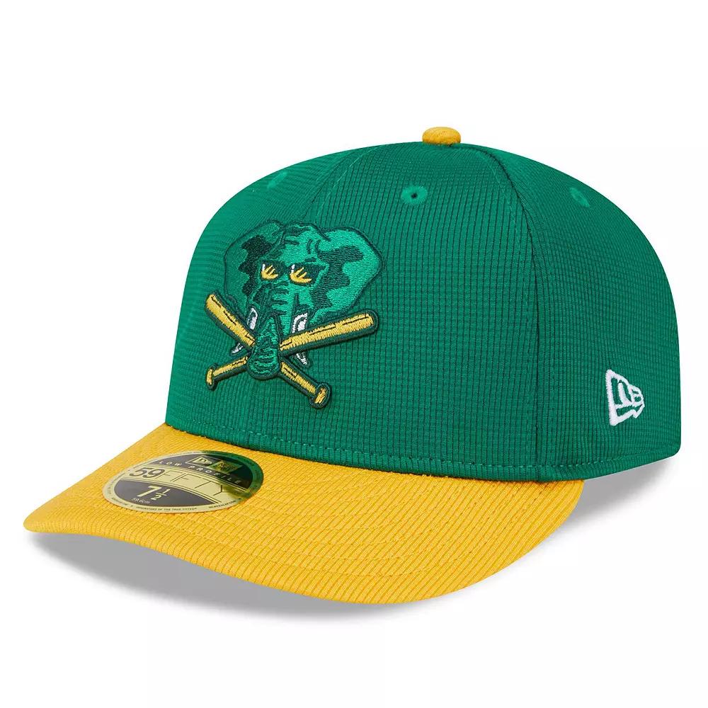 Men's New Era Kelly Green Oakland Athletics 2024 Batting Practice Low Profile 59FIFTY Fitted Hat,  Product Image