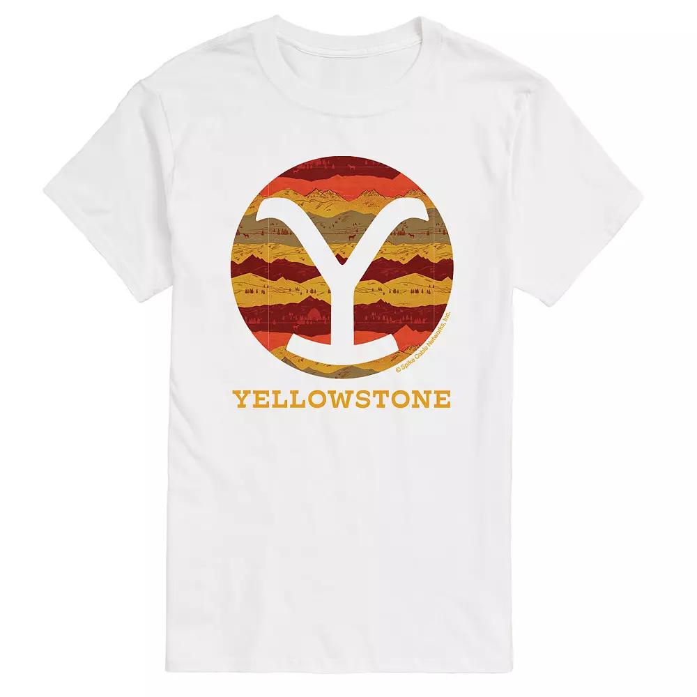 Men's Yellowstone Patterned Y Tee,  Product Image
