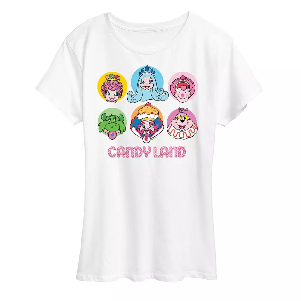 Women's Candy Land Character Grid Graphic Tee by Hasbro,  Product Image