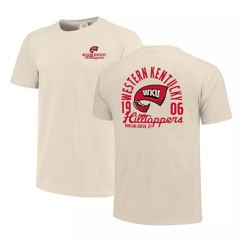 Men's Cream Western Kentucky Hilltoppers Comfort Colors Mascot Overlay T-Shirt, Size: 2XL, Wkn Beige Product Image