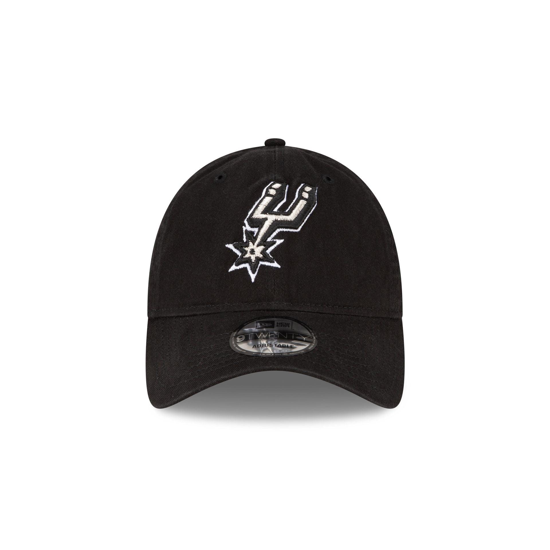 San Antonio Spurs Core Classic Black 9TWENTY Adjustable Hat Male Product Image