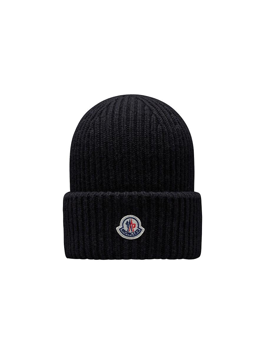Mens Ribbed Logo Beanie Product Image