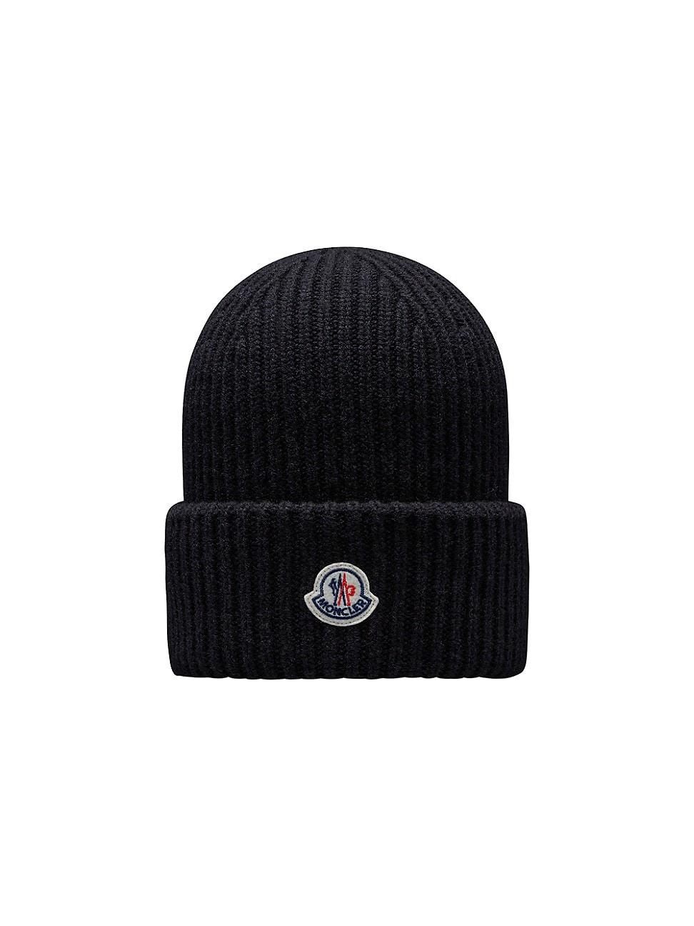 Mens Ribbed Logo Beanie Product Image