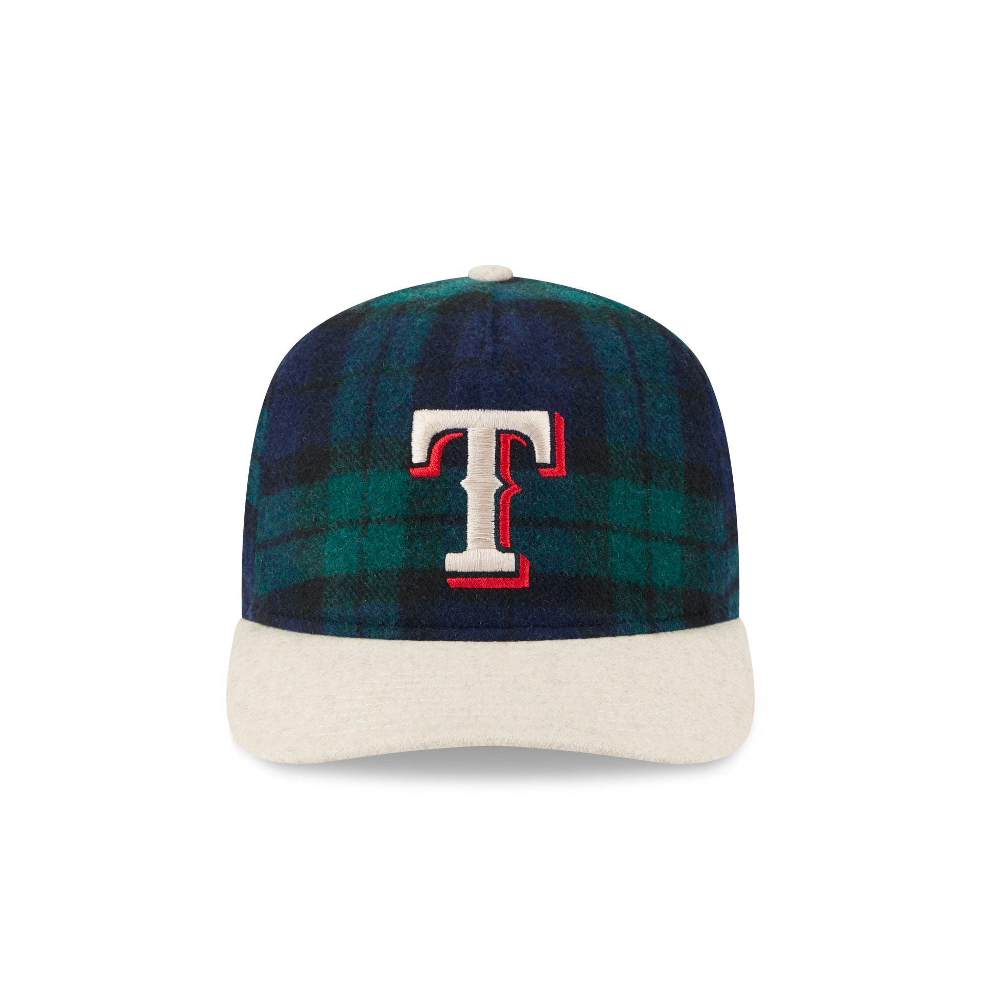 Texas Rangers Plaid Letterman 19TWENTY Adjustable Hat Male Product Image