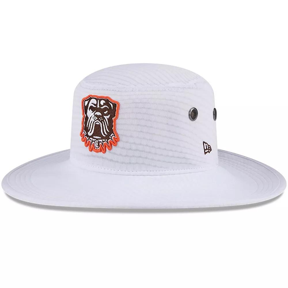 Men's New Era White Cleveland Browns 2024 NFL Training Camp Panama Bucket Hat Product Image