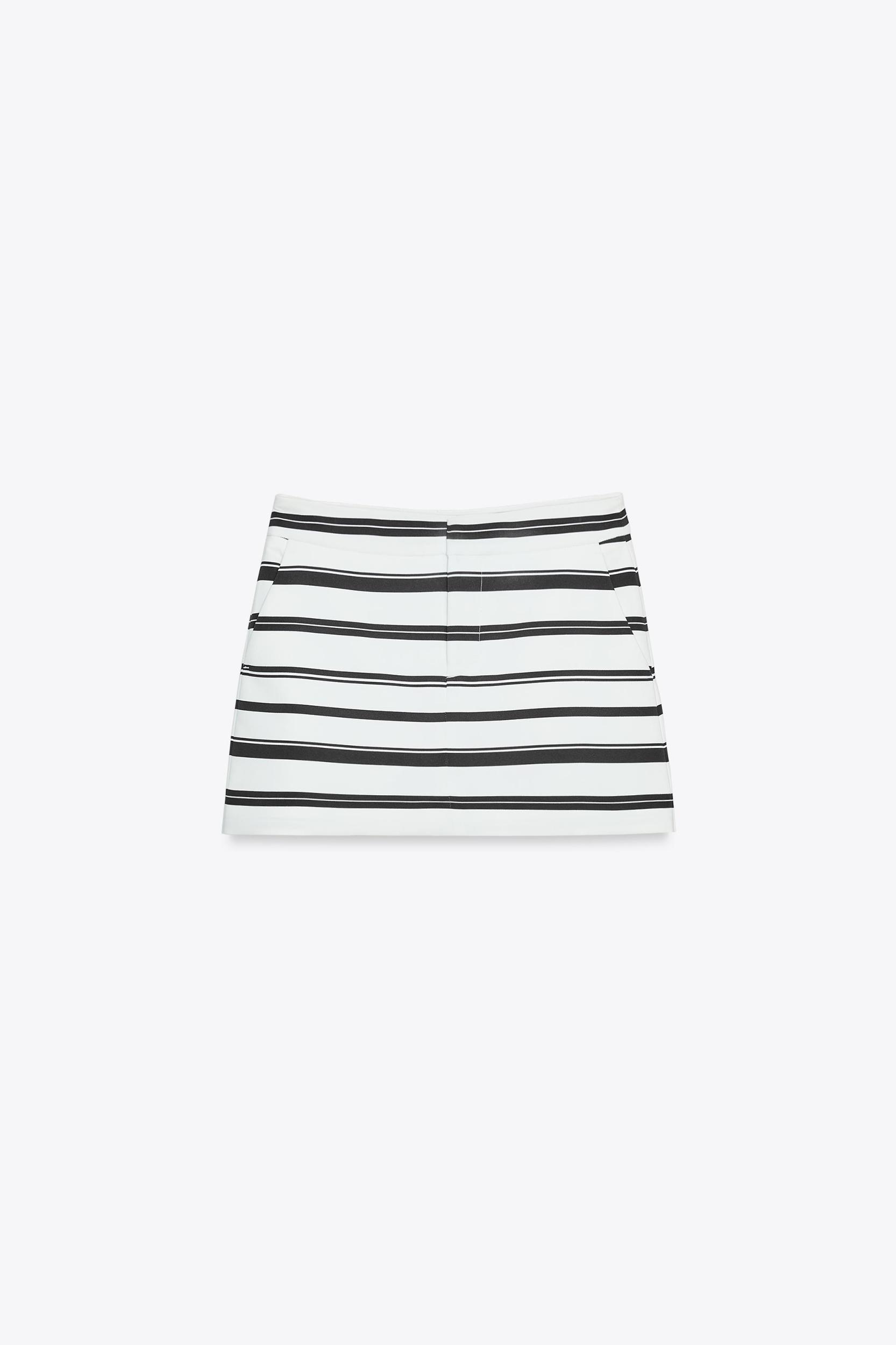 STRIPED SKORT Product Image