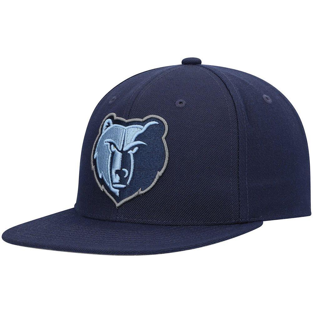 Men's Mitchell & Ness Navy Memphis Grizzlies Ground 2.0 Snapback Hat, Grz Blue Product Image