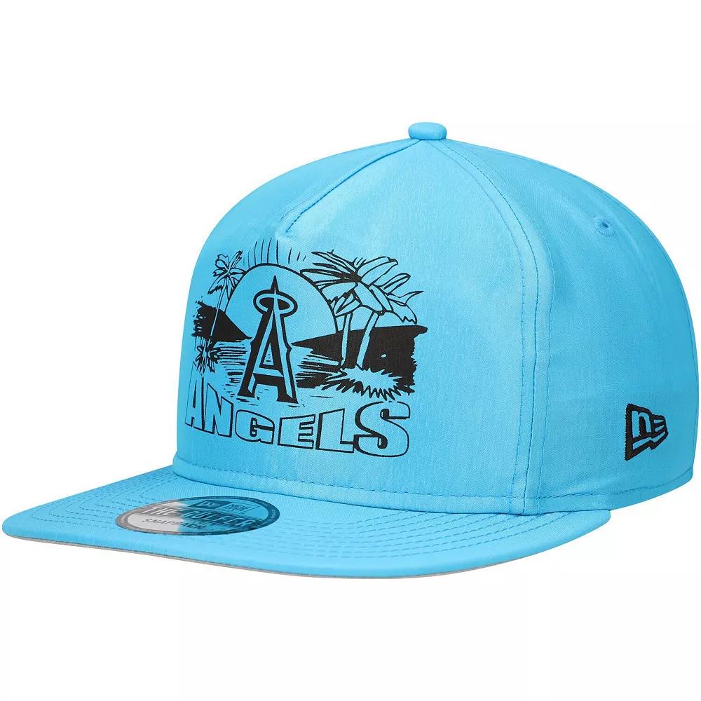 Men's New Era Blue Los Angeles Angels Neon Golfer Snapback Hat Product Image
