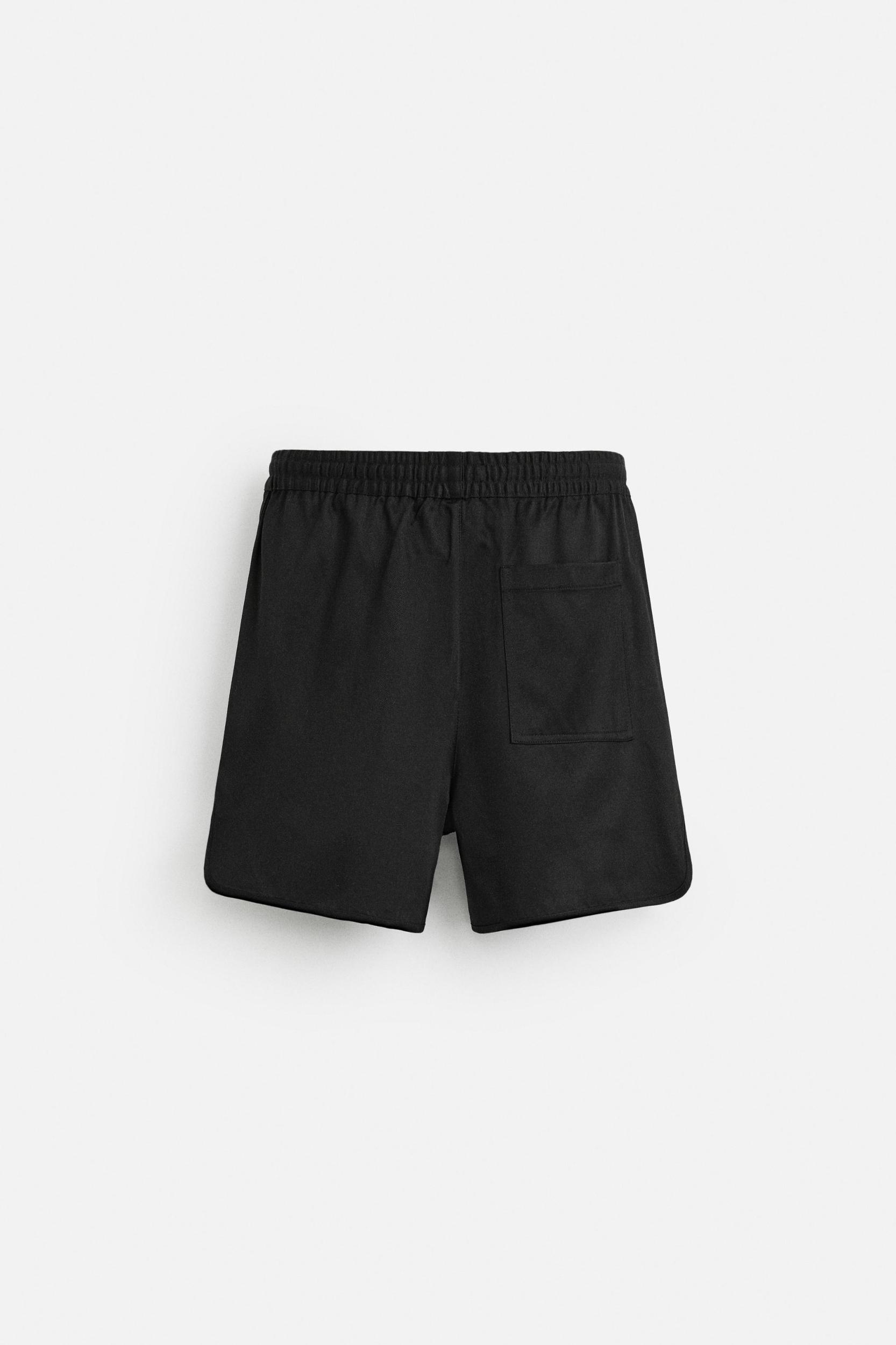 COTTON - LYOCELL BERMUDA SHORTS Product Image