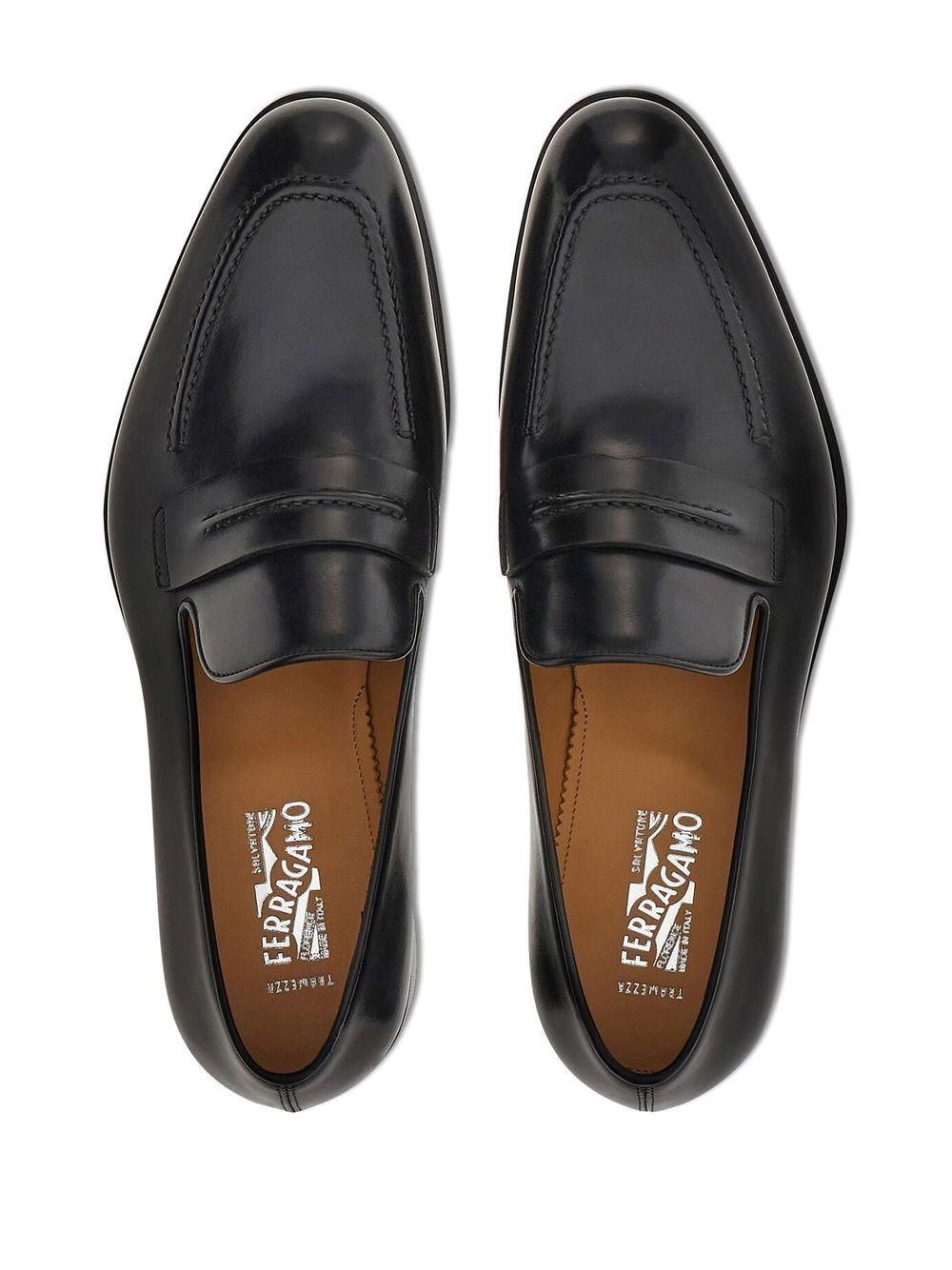 slip-on leather penny loafers Product Image