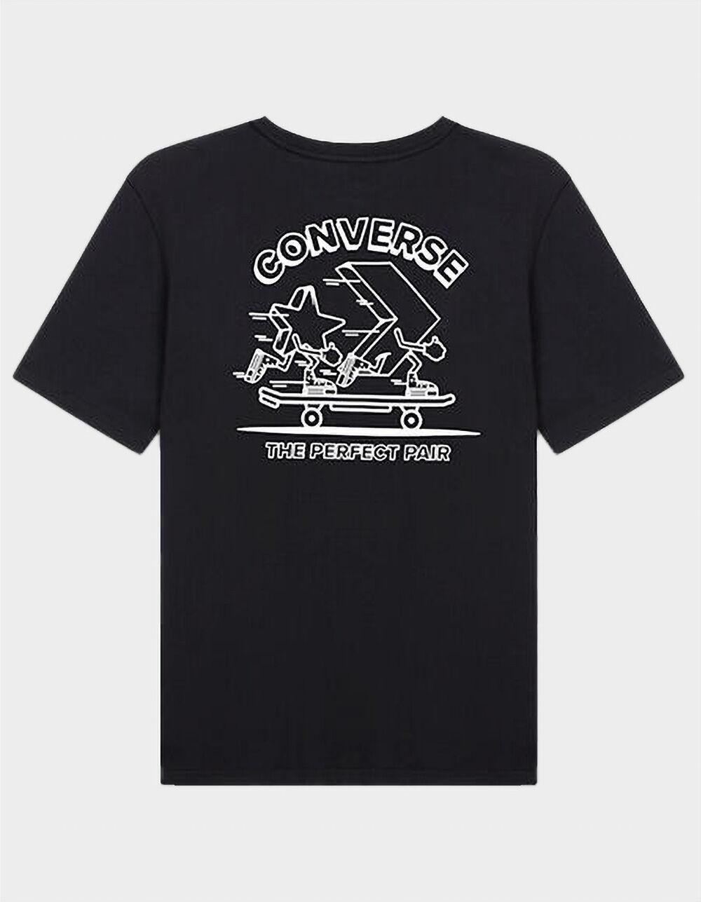 CONVERSE Skateboarding Star Chevron Mens Tee - BLACK Product Image