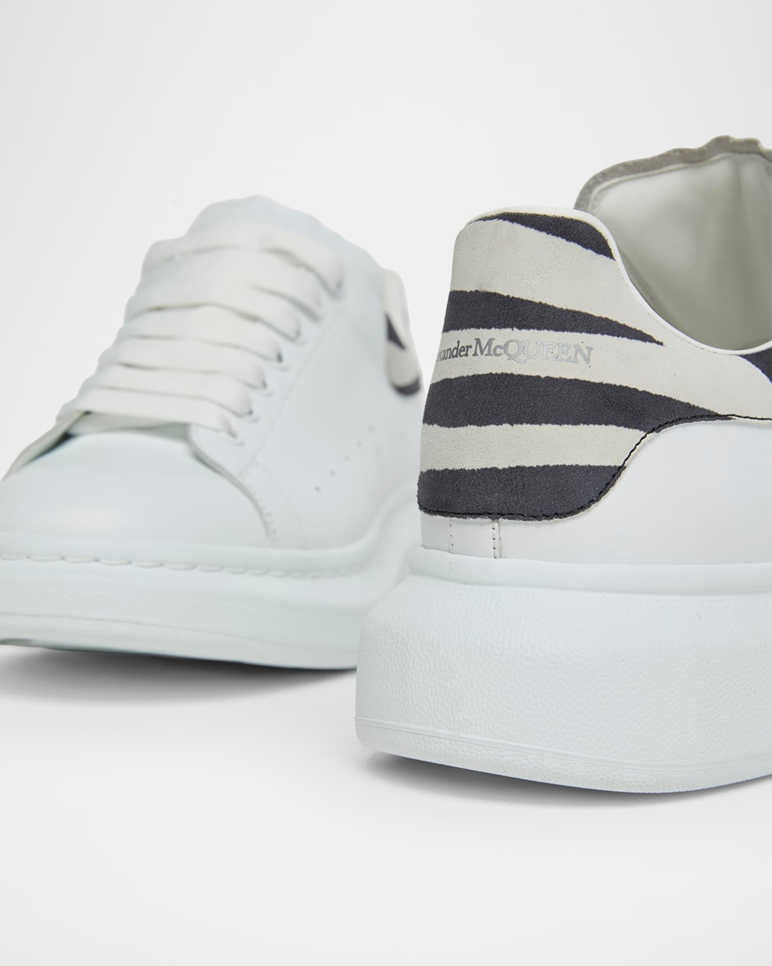 Men's Zebra-Backstay Leather Low-Top Sneakers Product Image