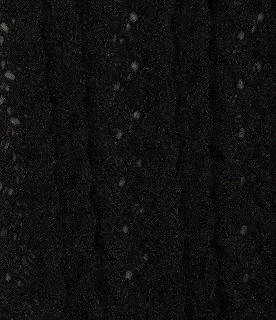 Chelsea & Violet Polly Fuzzy Polyester Button Front Long Sleeve Cardigan Product Image