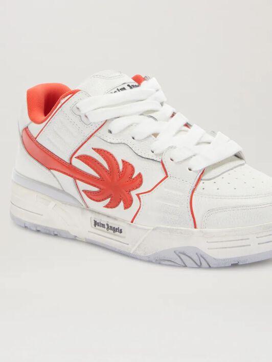 VENICE WORN OUT SNEAKERS WHITE - CORAL R Product Image