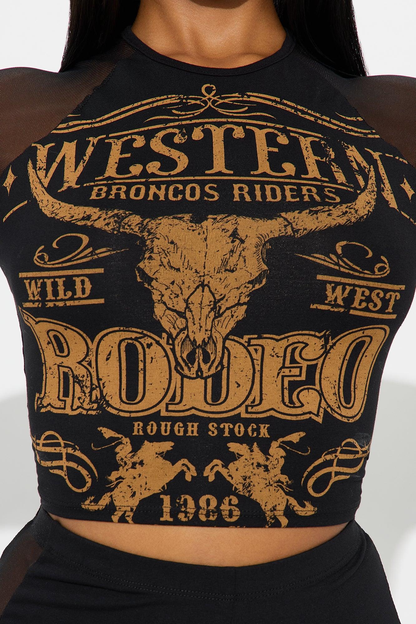 Western Rodeo Pant Set - Black Female Product Image