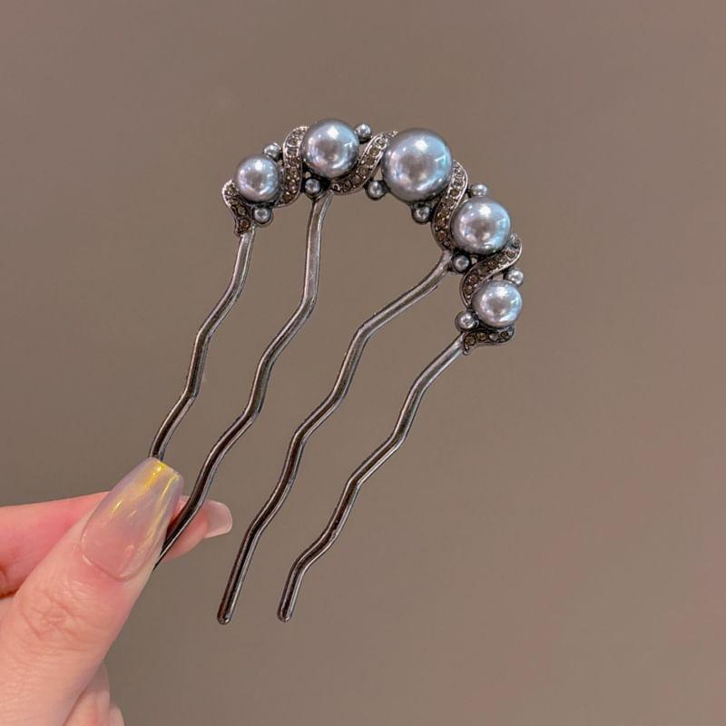 Faux Pearl Hair Fork Product Image