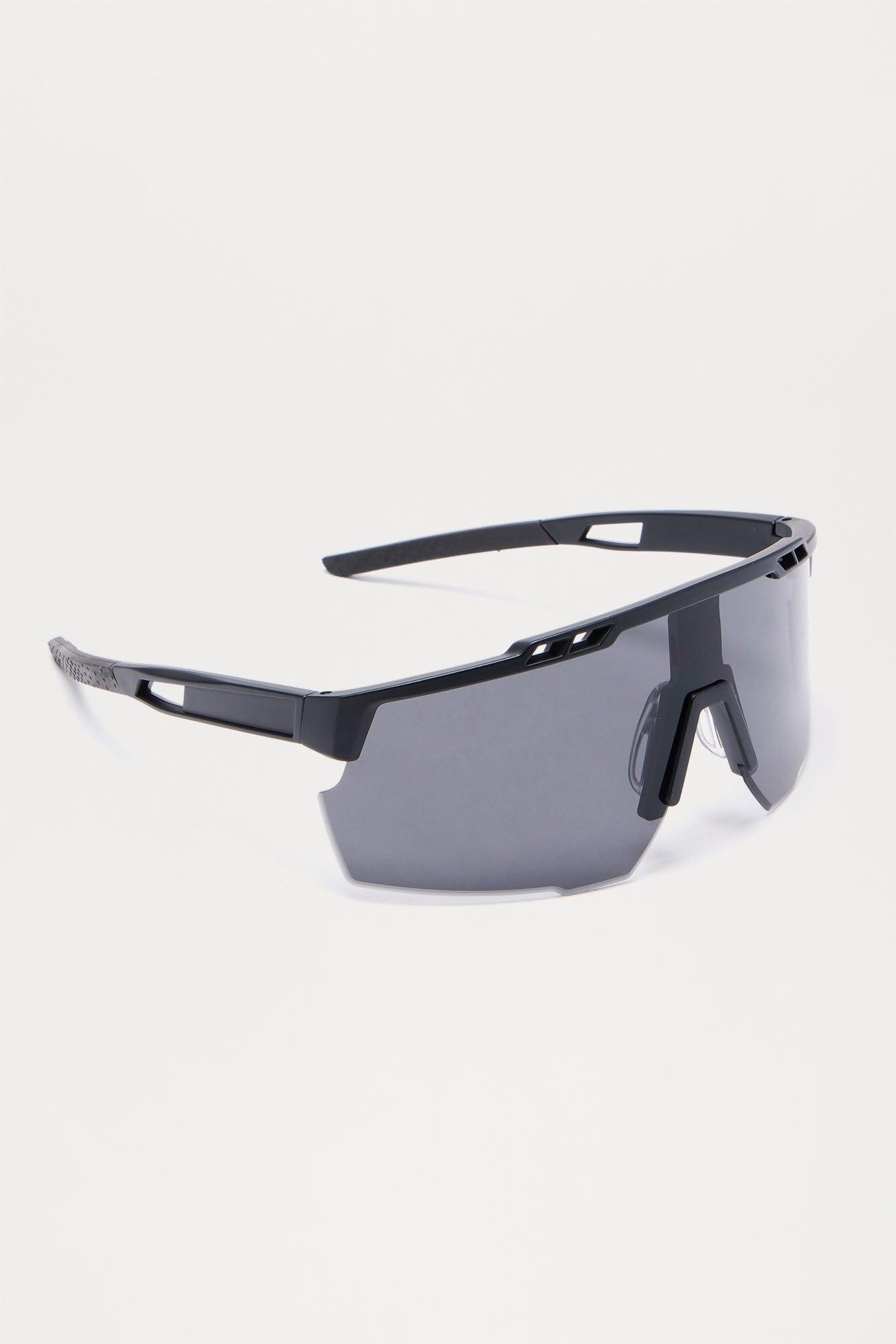Places To See Shield Sunglasses - Black Female Product Image
