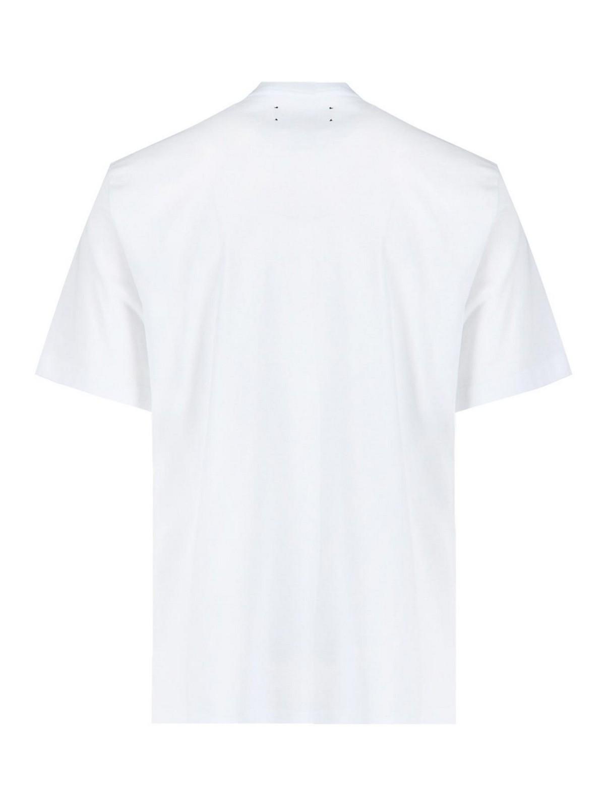 White Printed Core Logo T-Shirt Product Image