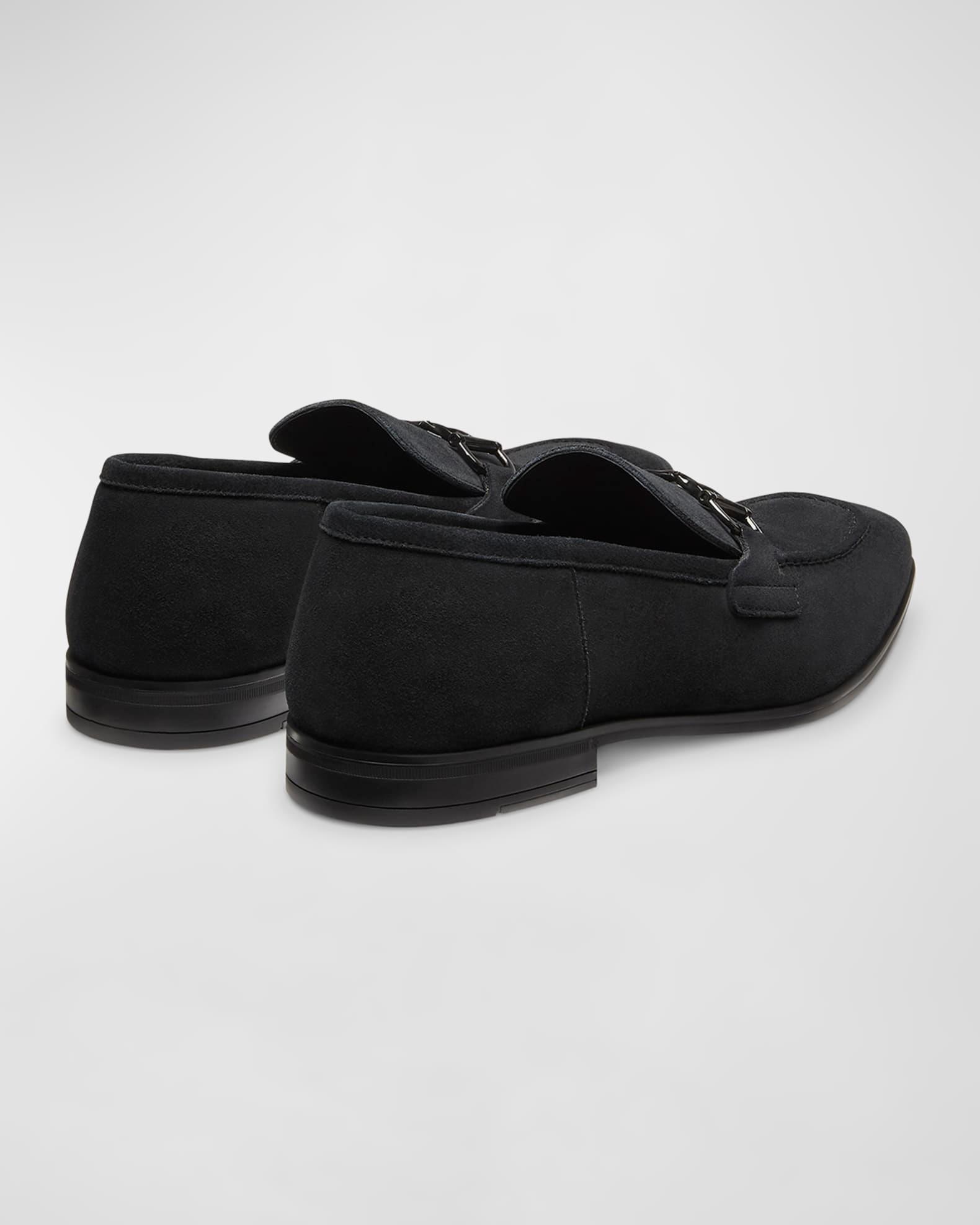 Mens Simon Twistbit Suede Loafers Product Image