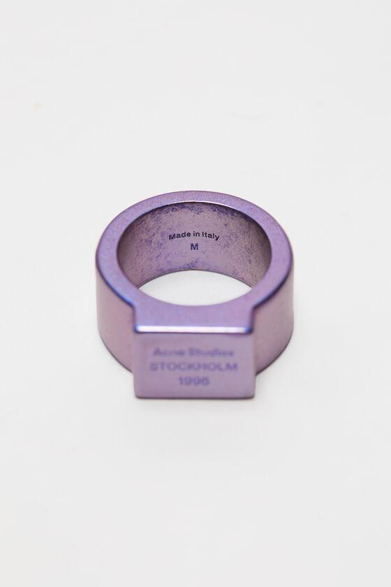 Logo engraved signet ring Product Image