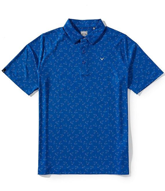 Callaway Chevron Printed Short Sleeve Golf Polo Shirt Product Image