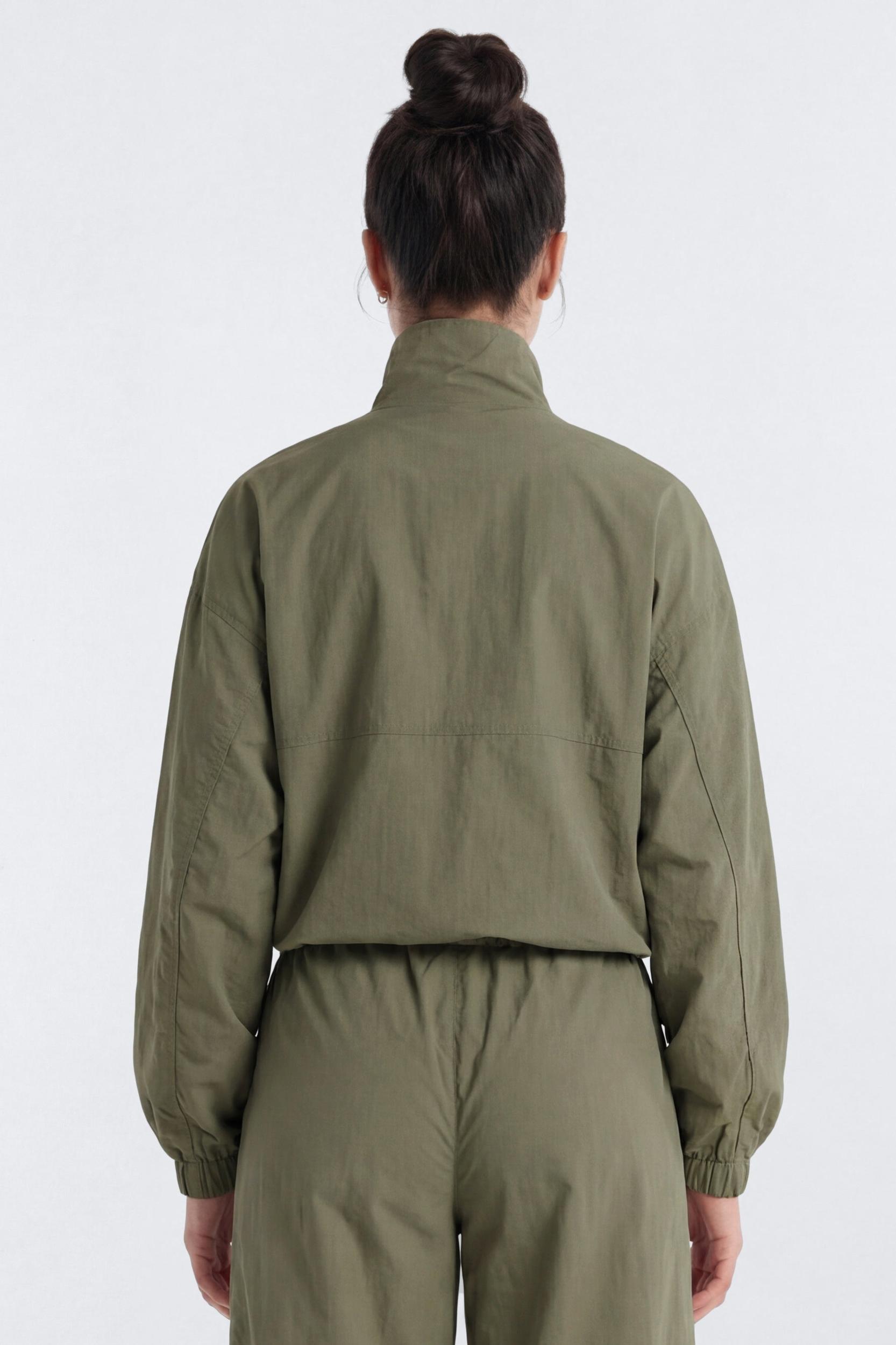 CoreNylon Hooded Full Zip Jacket - Moss Male Product Image
