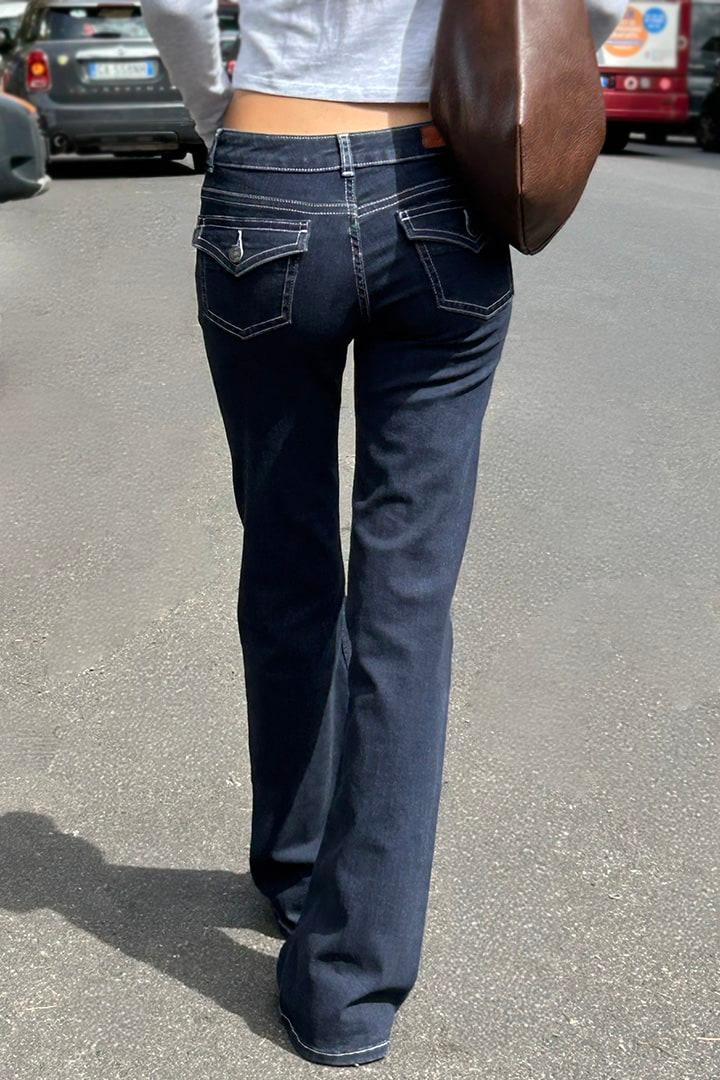 Low waist flared jeans Product Image