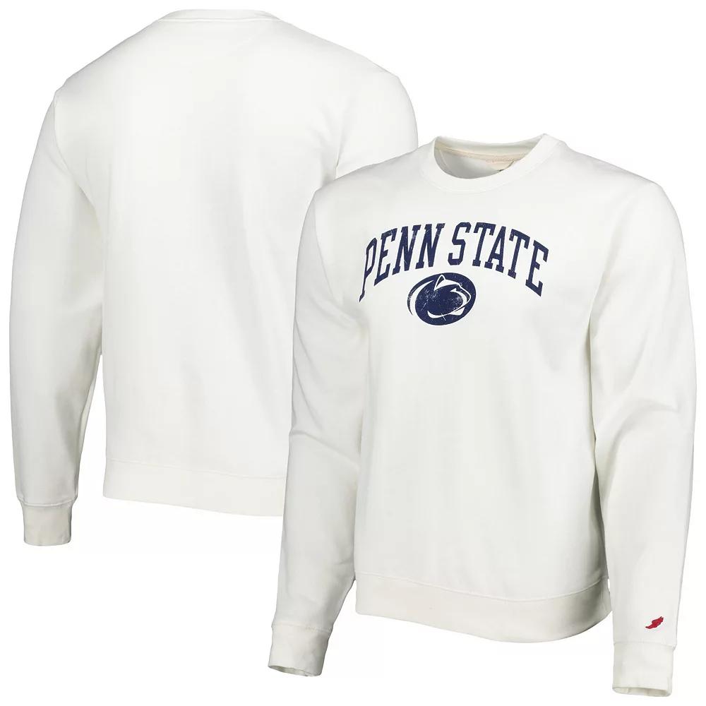 Men's League Collegiate Wear White Penn State Nittany Lions 1965 Arch Essential Fleece Pullover Sweatshirt, Size: XL Product Image
