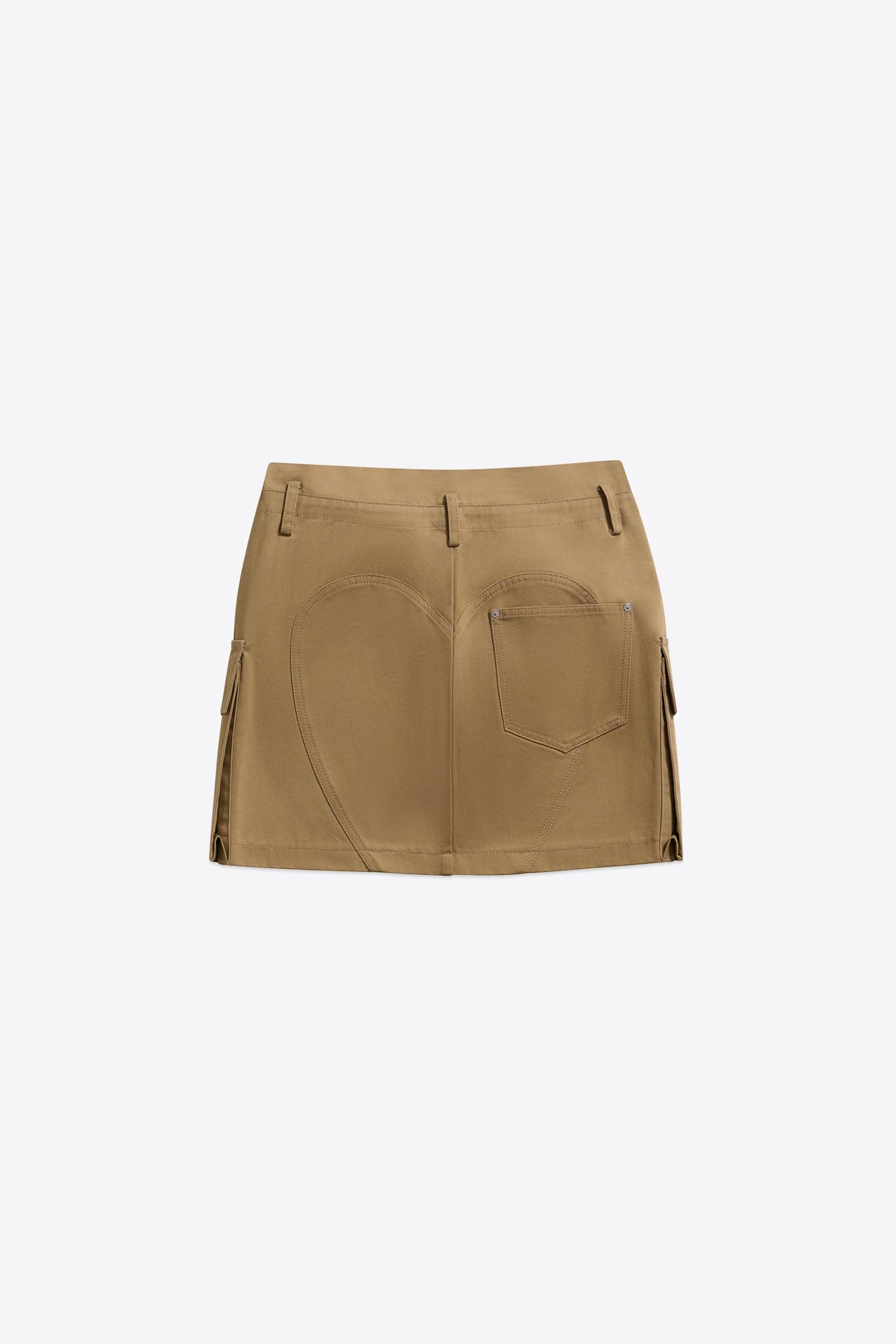 Crystal Pocket Cargo Mini Skirt Product Image