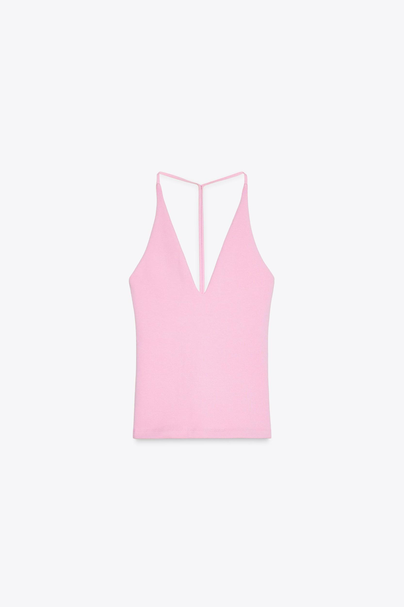 HALTER TOP WITH BACK STRAP Product Image