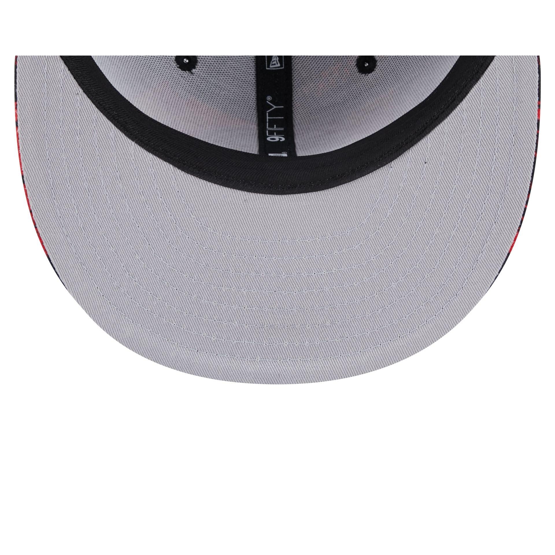 Kansas City Chiefs 2025 Sideline Hot Weather Split Panel 9FIFTY Snapback Hat Male Product Image
