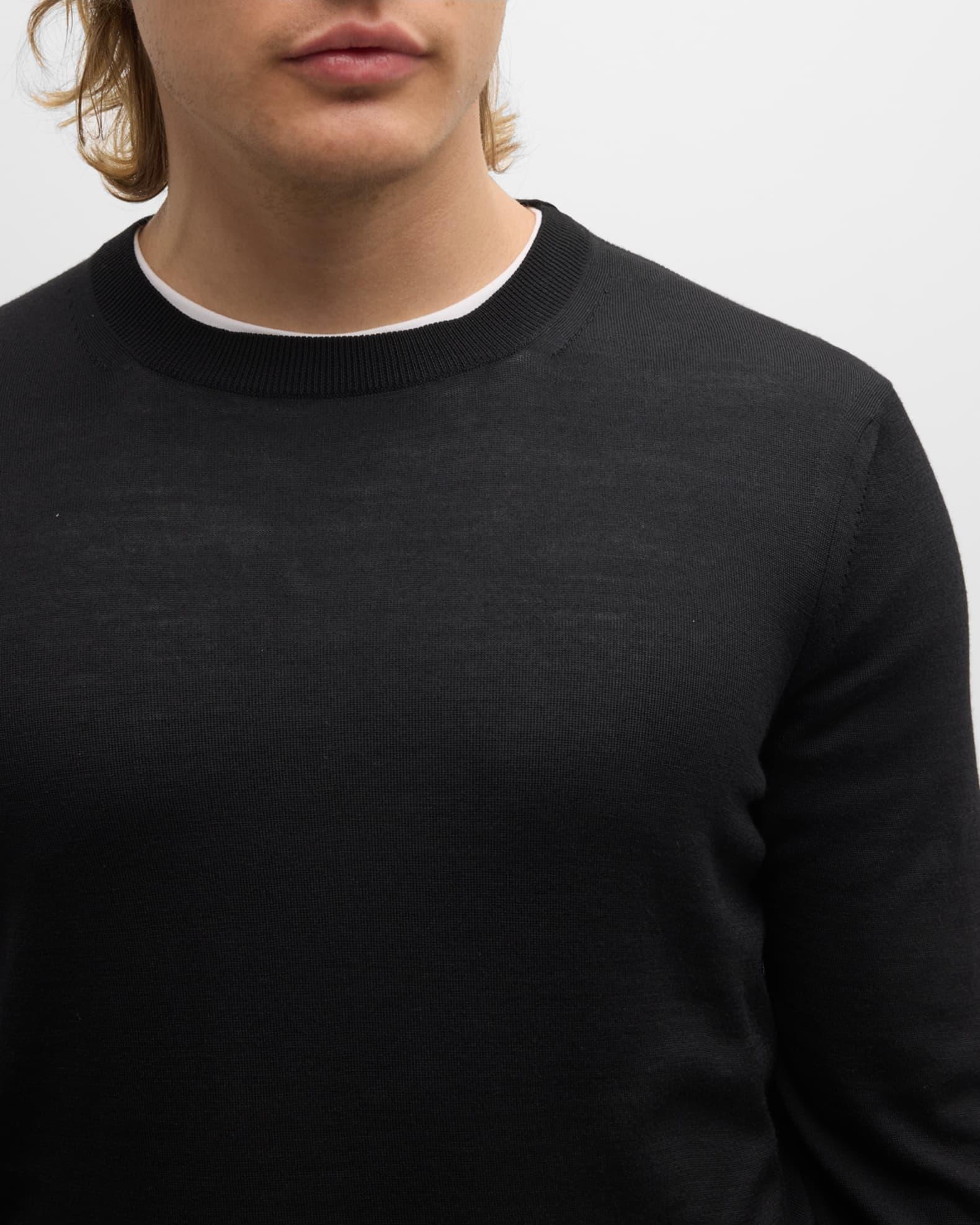 Men's Fine-Gauge Wool Sweater Product Image